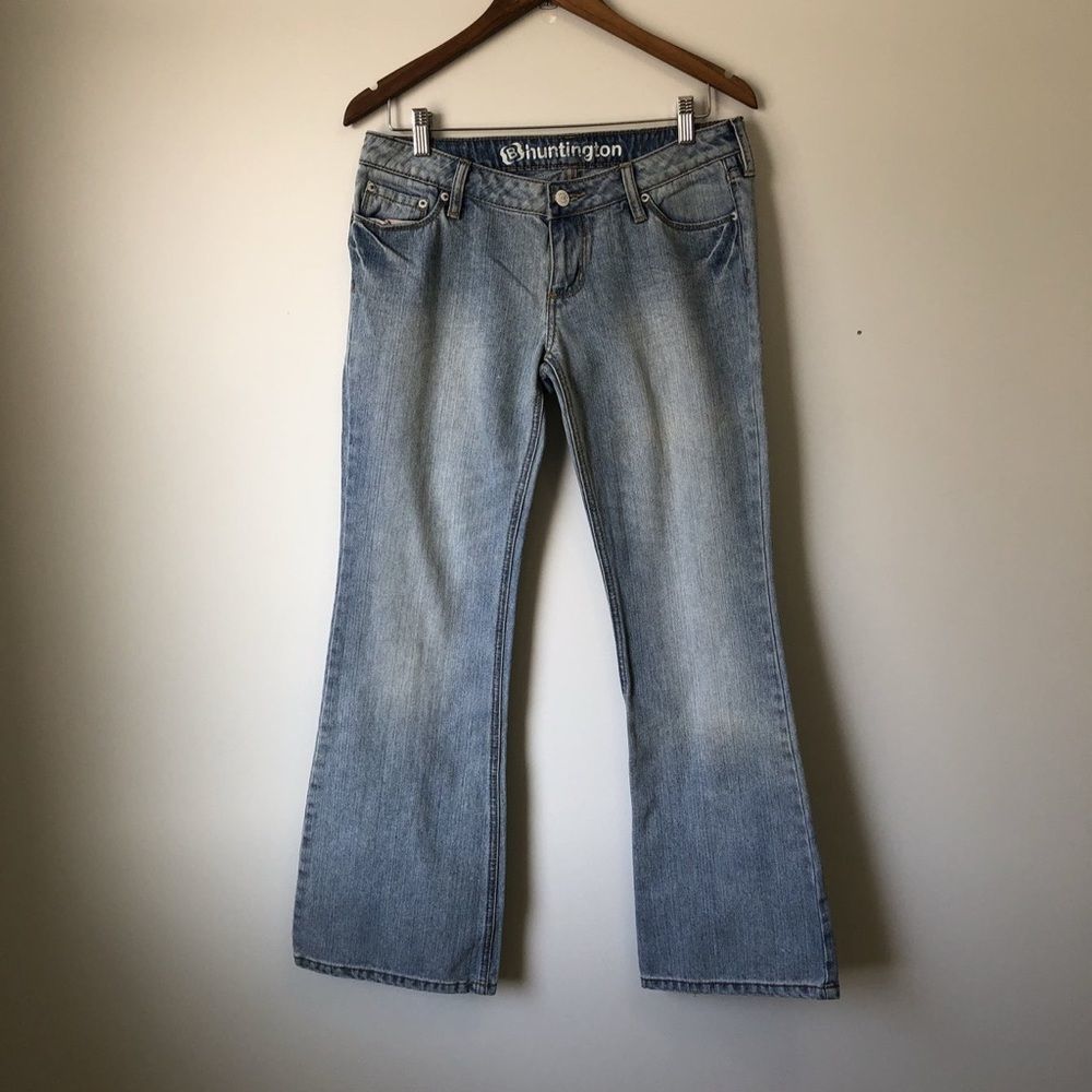 Bullhead Light Wash Flare Jeans Sz 7